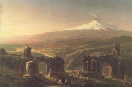Thomas Cole Mount Etna from Taormina (mk13) oil painting picture